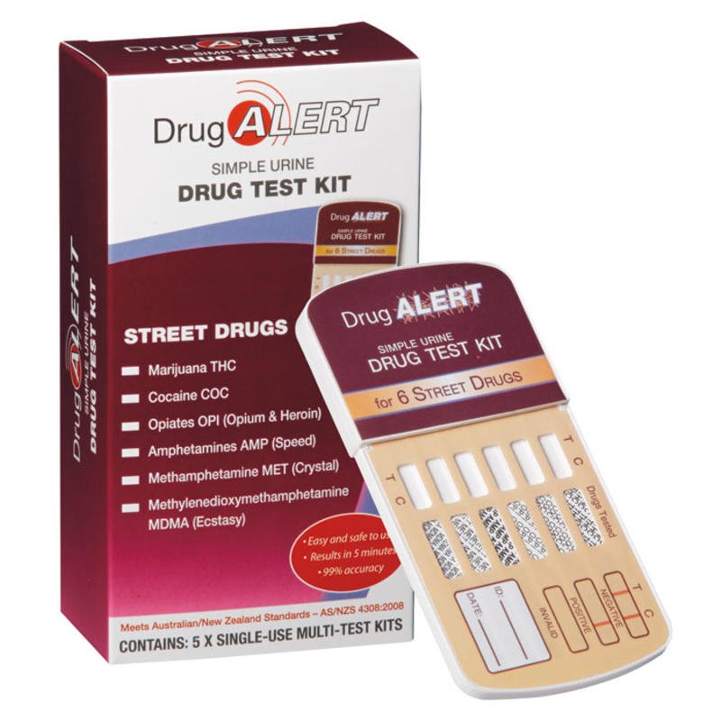 Drug Alert Street Drugs Test Kit X 5 Tests 澳洲生活网