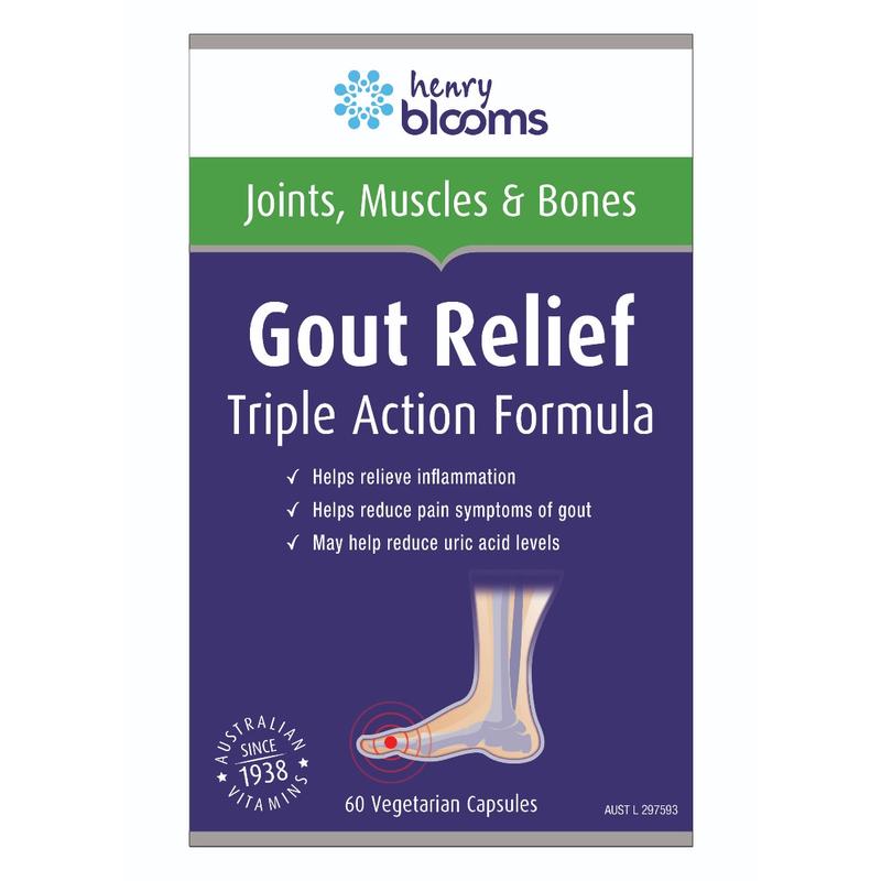 Blooms Gout Relief Cap X 60 澳洲生活网