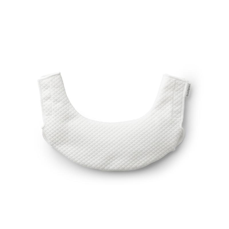 BabyBjorn Teething Bib for Baby Carrier One White 澳洲生活网