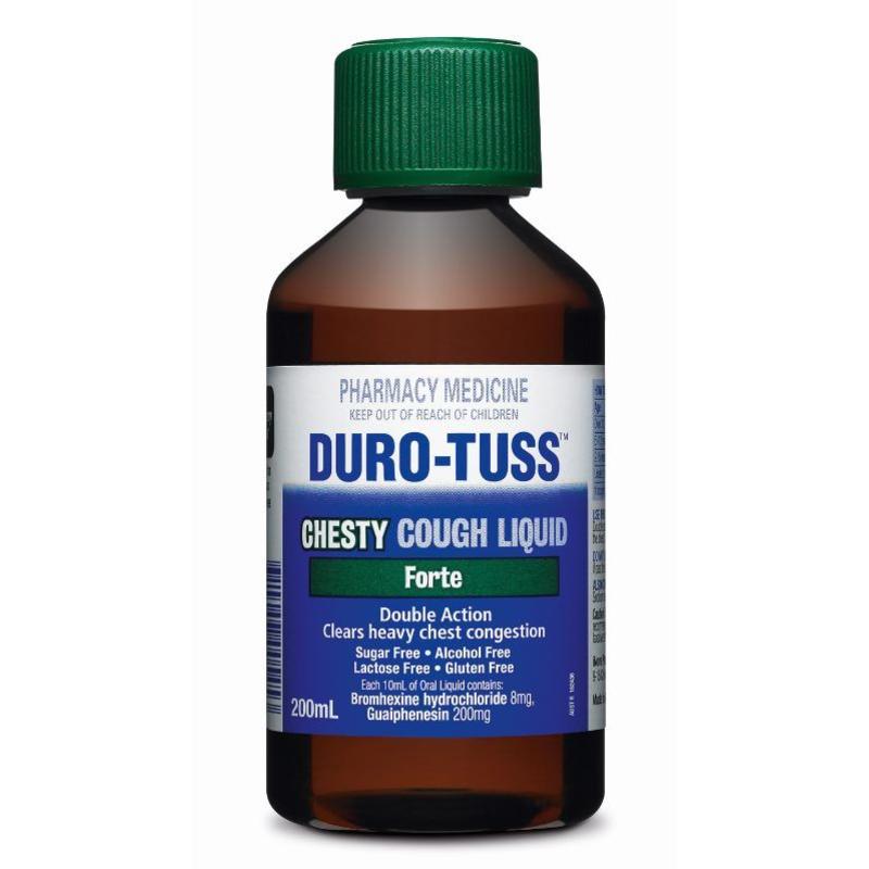 Duro Tuss Chesty Forte Duro-Tuss Chesty Cough Liquid Forte 200ml - 澳洲生活网