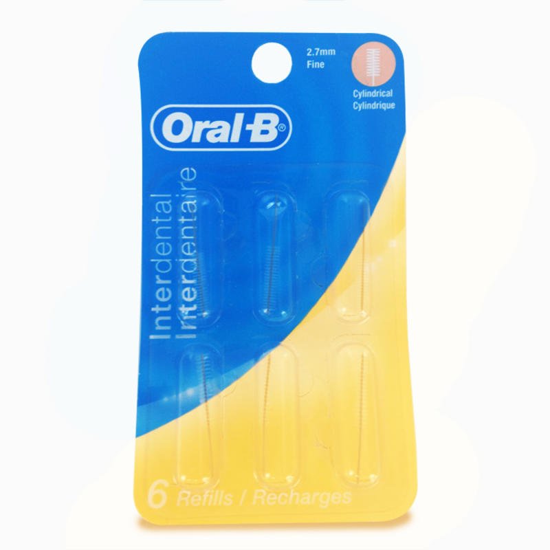 OralB Interdental Refills Cylindrical X 6 (2.7mm Fine) 澳洲生活网