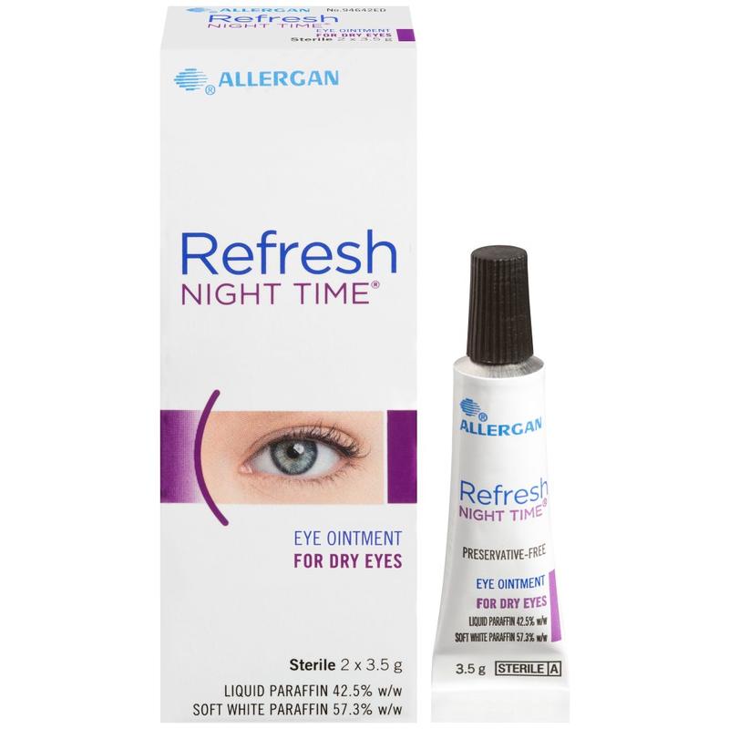 Refresh Night Time Eye Ointment 3.5g X 2 澳洲生活网