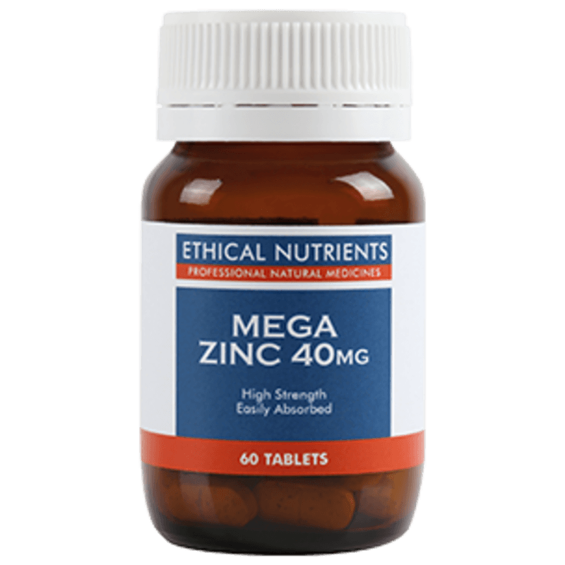 Ethical Nutrients Mega Zinc 40mg Tab X 60 澳洲生活网